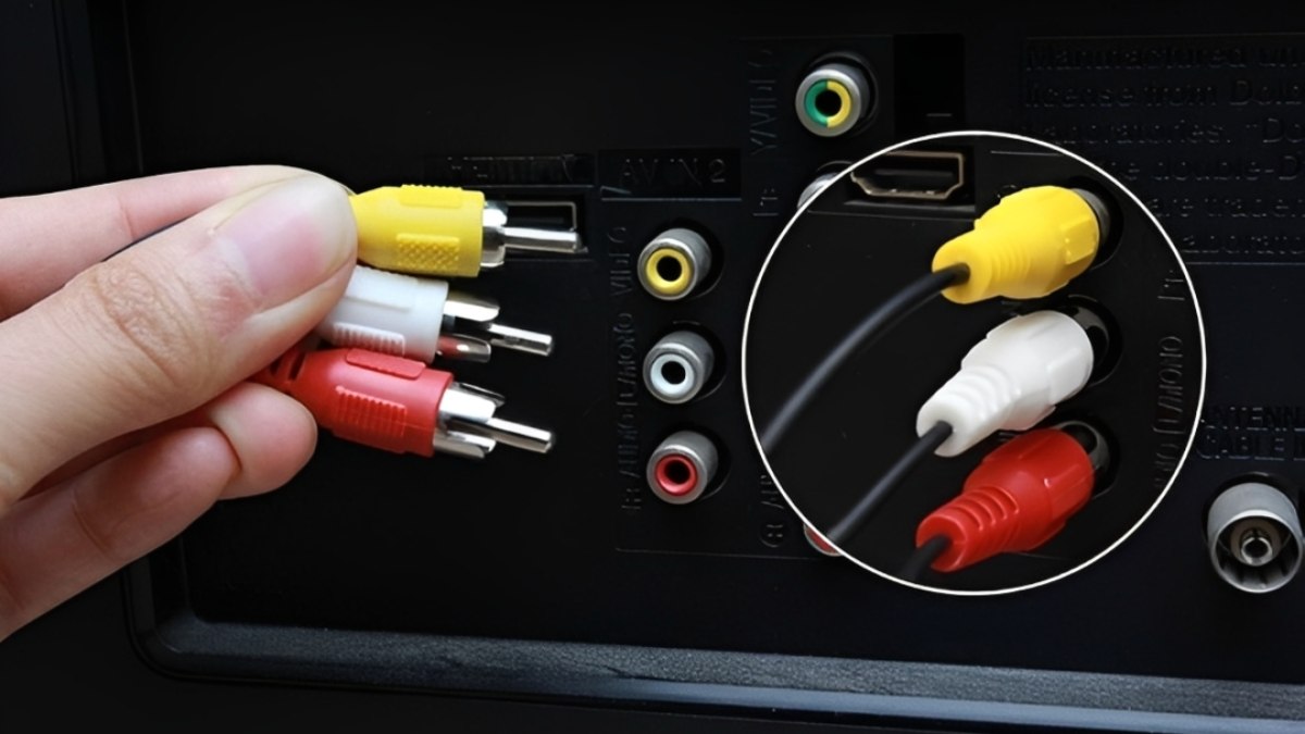 Cổng Composite là chuẩn kết nối AV analog dùng truyền tín hiệu