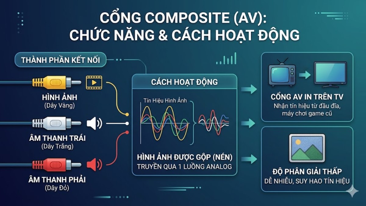 Chức năng và cách hoạt động của cổng Composite