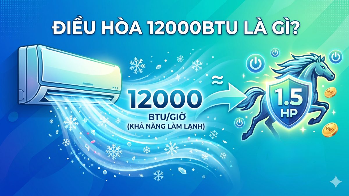 Định nghĩa điều hòa 12000BTU
