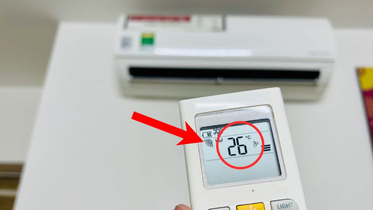 Cài đặt nhiệt độ phù hợp để sử dụng điều hòa 18000BTU tiết kiệm điện