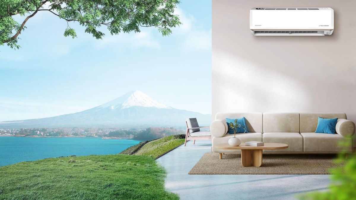 Điều hòa Sharp Inverter 1 chiều 9000BTU mang phong cách tinh tế