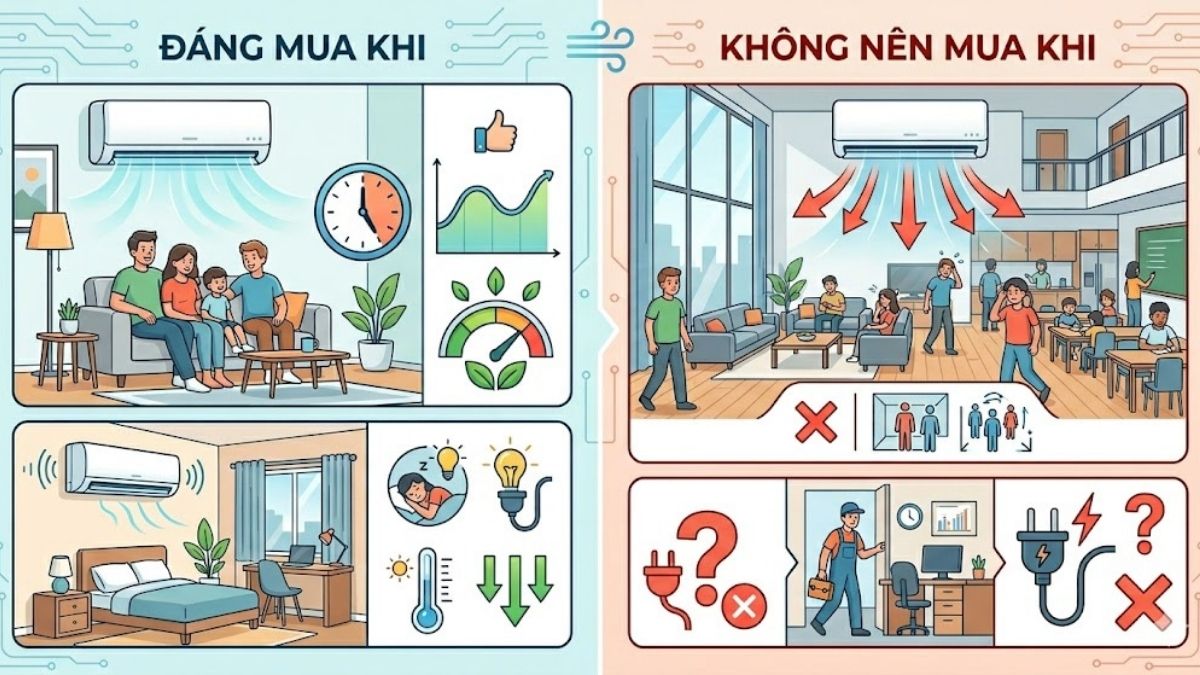 Đánh giá khả năng đáng mua của điều hòa Inverter 9000BTU