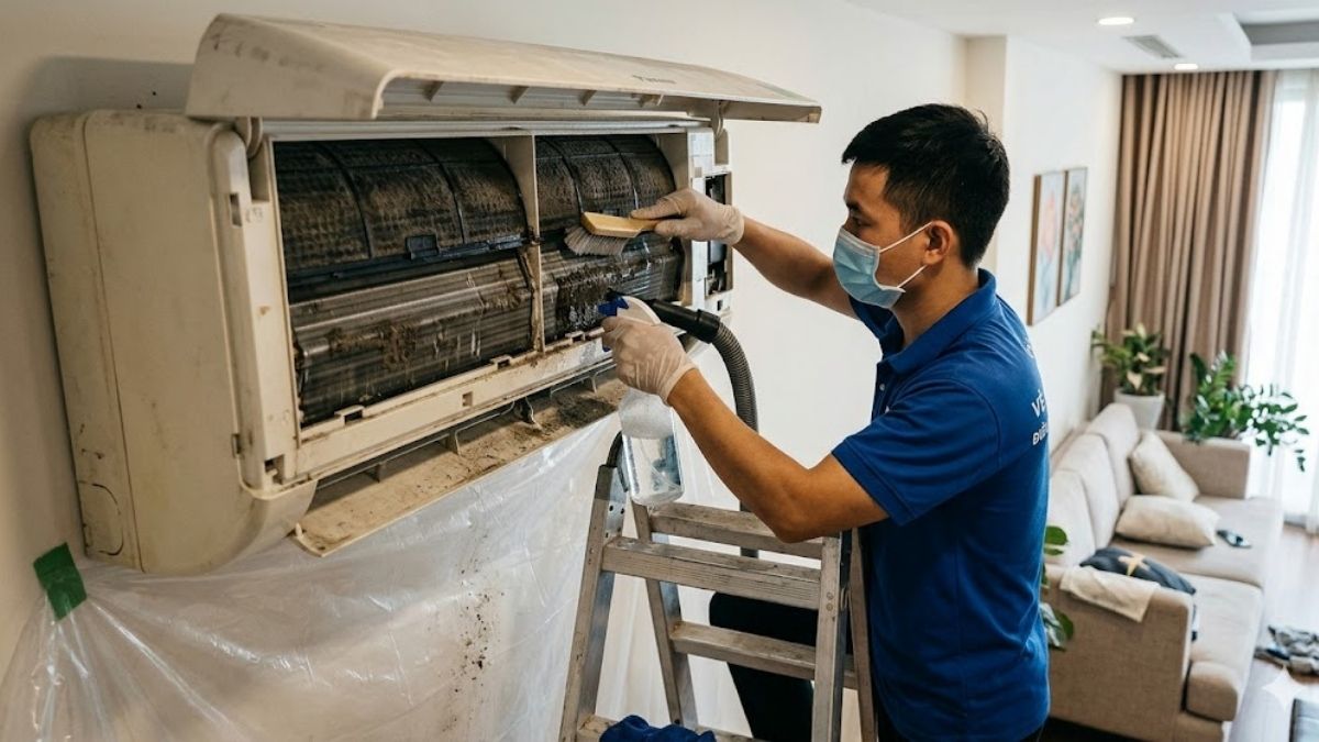 Vệ sinh điều hòa định kỳ
