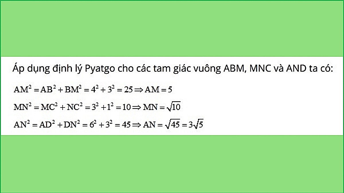 Ví dụ 3 về áp dụng công thức Heron tính diện tích hình tam giác (2)
