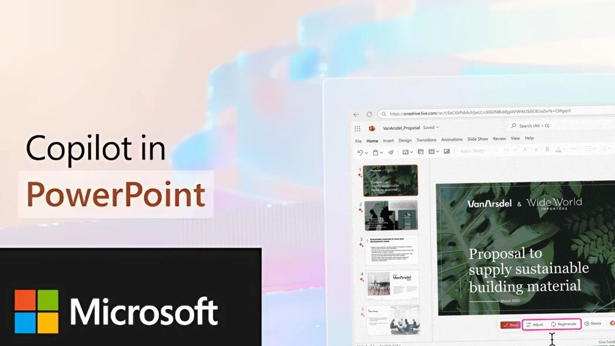 Copilot PowerPoint là công cụ hỗ trợ thiết kế slide chuyên nghiệp