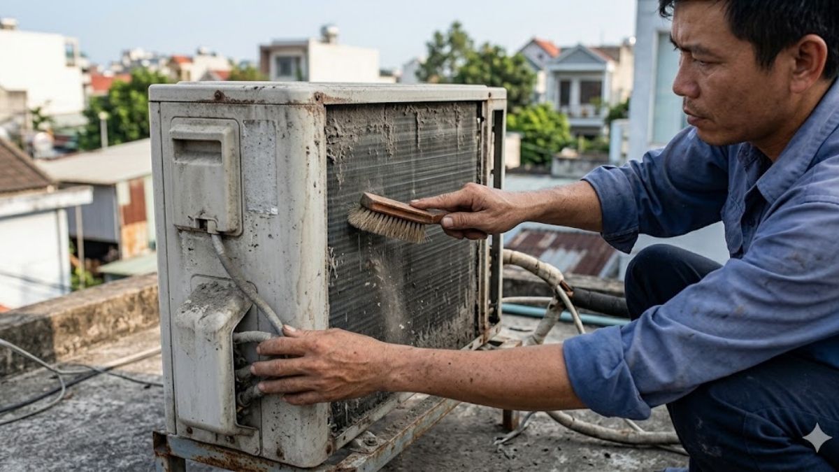 Làm sạch dàn lạnh