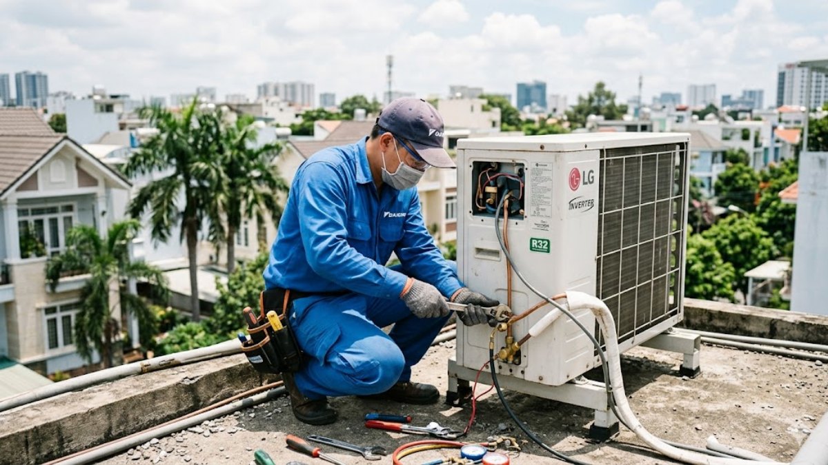 Chờ các bộ phận khô hoàn toàn rồi lắp lại