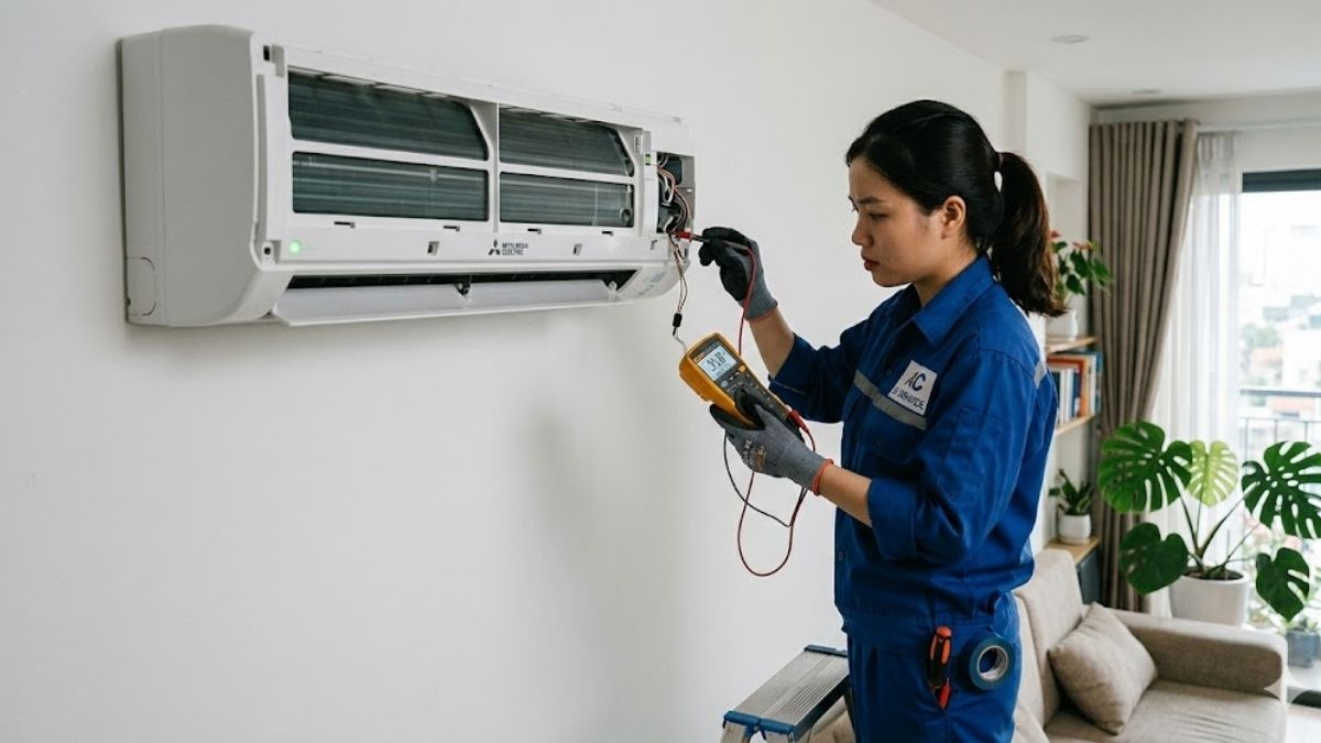 Cảm biến nhiệt độ hoạt động sai khiến cục nóng hoạt động một lúc rôi lại tắt