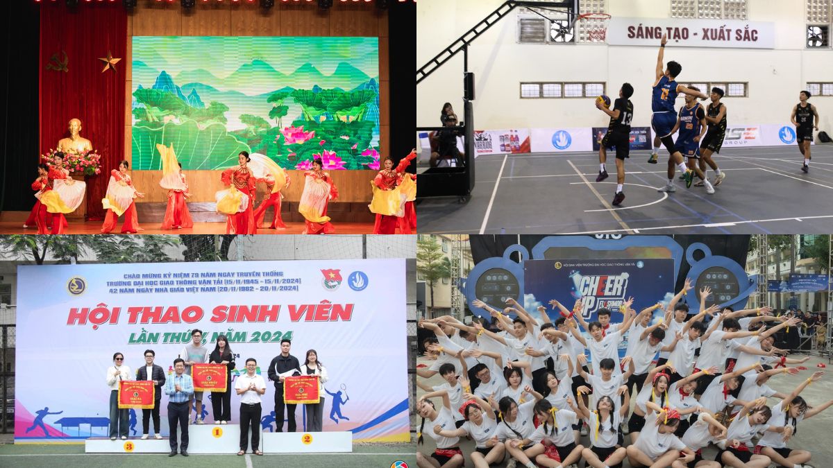 Hoạt động ngoại khóa của sinh viên trường Đại học Giao thông vận tải diễn ra sôi nổi