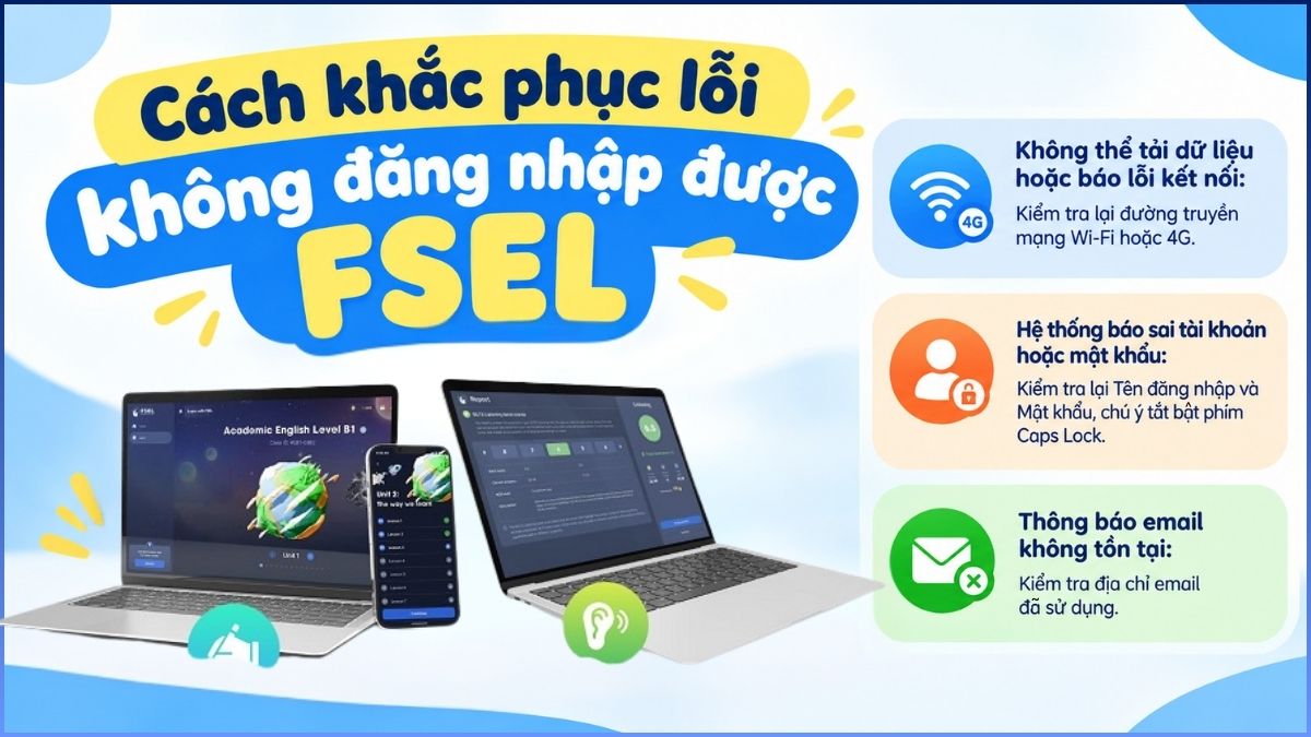 Cách khắc phục lỗi không đăng nhập được FSEL