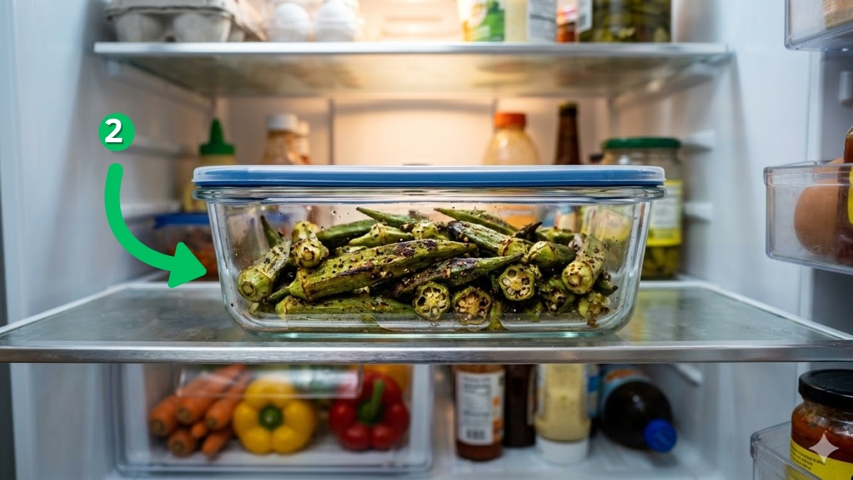 Có thể cho đậu bắp vào tủ lạnh bảo quản được 2 - 3 ngày