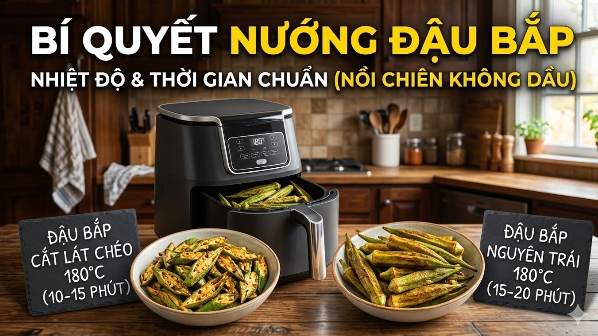 Nhiệt độ và thời gian nướng chuẩn ngon