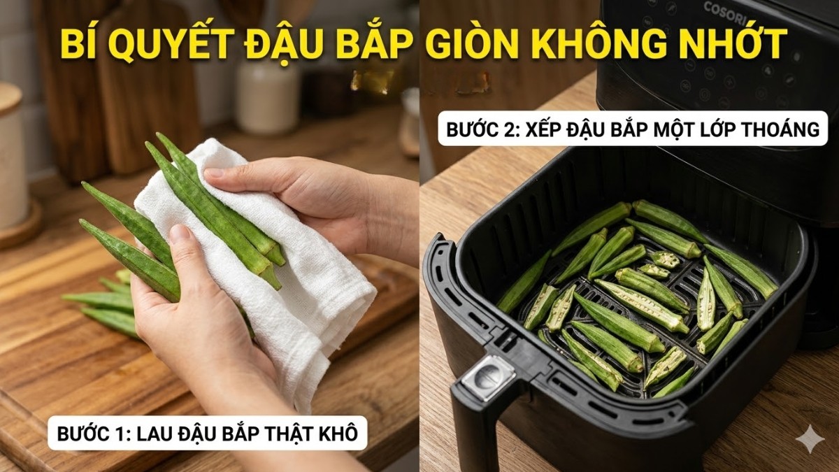 Cách tránh đậu bắp bị nhớt hoặc mềm nhũn