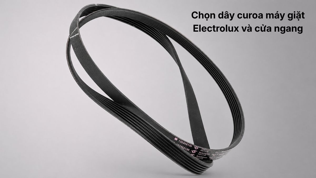 Chọn dây curoa máy giặt Electrolux và cửa ngang