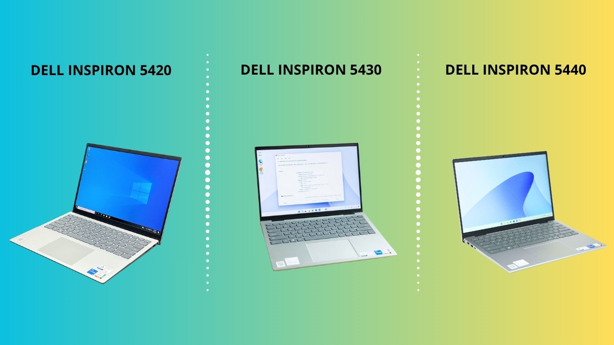 So sánh Dell Inspiron 5430 với đời trước và đời sau