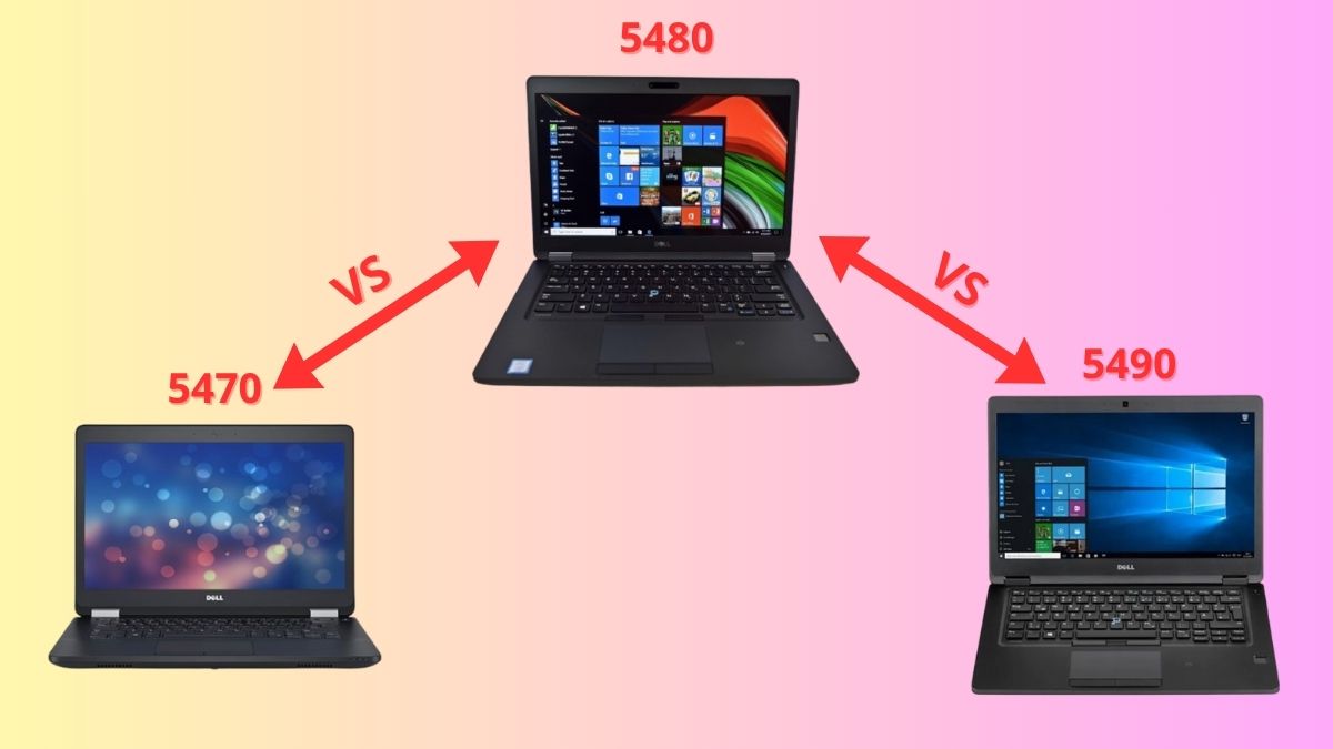 So sánh Dell Latitude 5480 với đời trước và đời sau