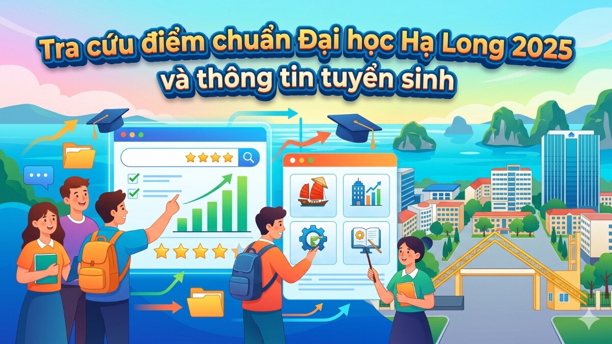HLU - Tra cứu điểm chuẩn trường Đại học Hạ Long 2025