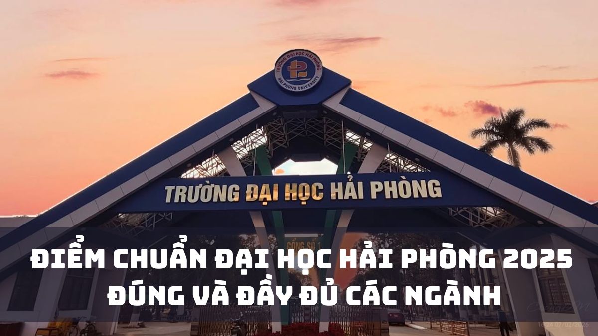 THP - Điểm chuẩn Trường Đại học Hải Phòng 2025