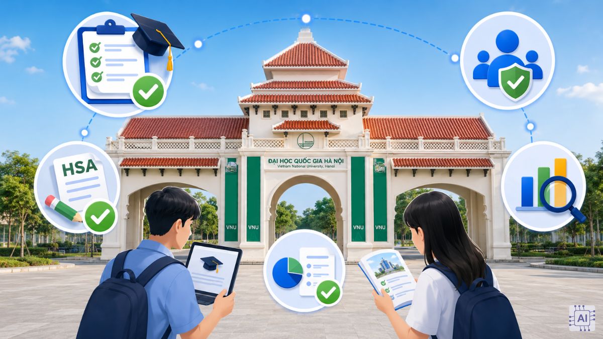 Thông tin cần nắm khi xét tuyển Đại học Quốc gia Hà Nội năm