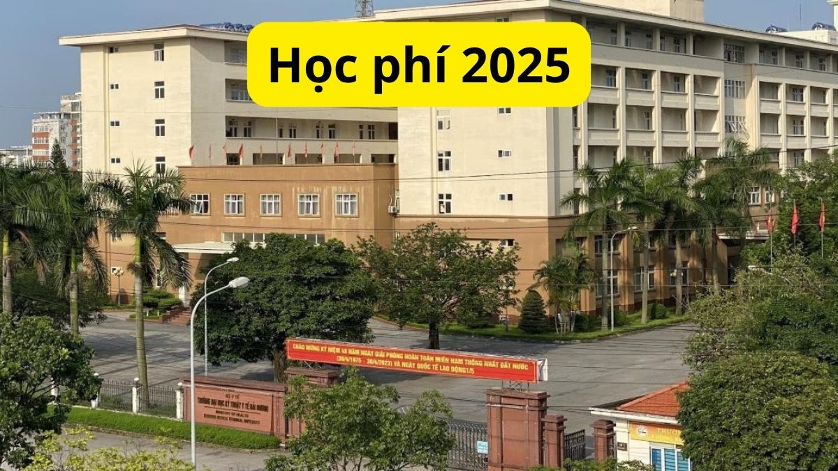 Mức học phí Đại học Kỹ thuật Y tế Hải Dương năm 2025