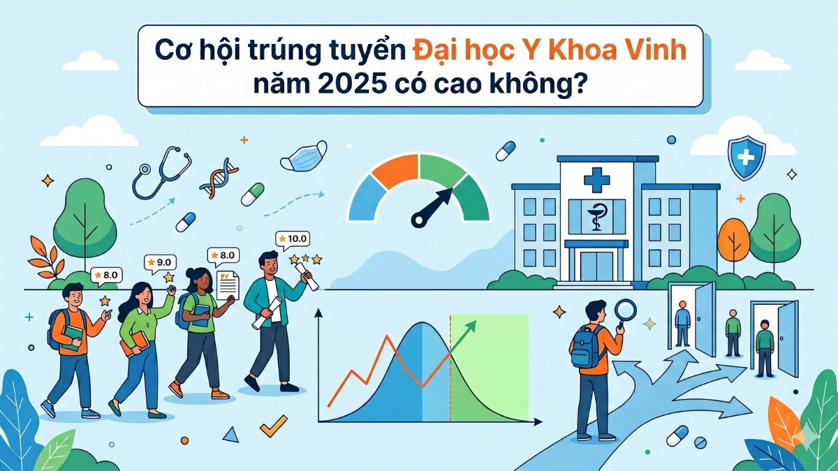 Đánh giá cơ hội trúng tuyển trường Đại học Y Khoa Vinh