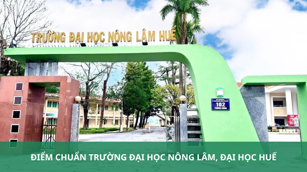 HUAF - Điểm chuẩn trường Đại học Nông Lâm - Đại học Huế 2026