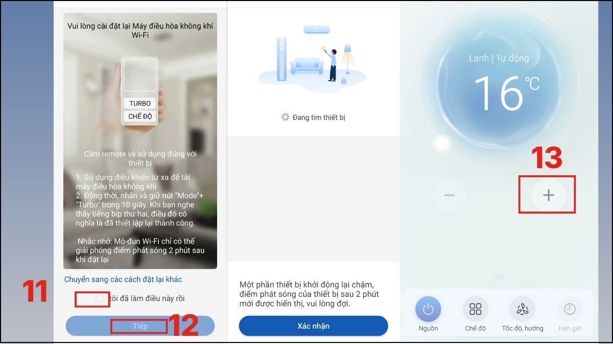Kết nối điều hòa với app