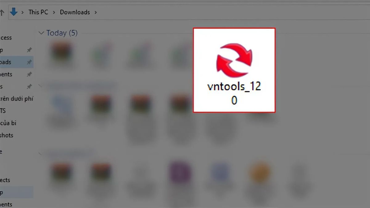 Sử dụng công cụ VNTOOL đọc số tiền bằng chữ trong Excel bước 1 (Hình minh họa)
