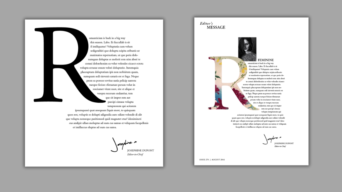 Cách sử dụng Drop cap trong InDesign hiệu quả