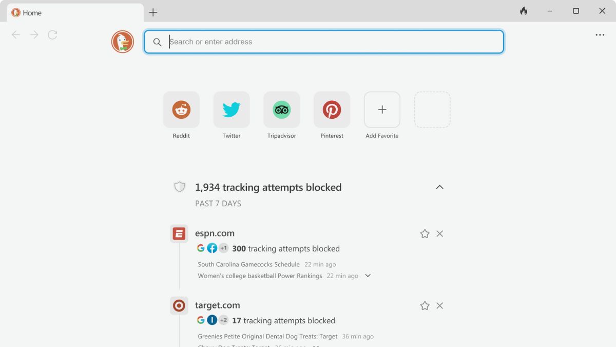 So sánh trình duyệt DuckduckGo vs Google