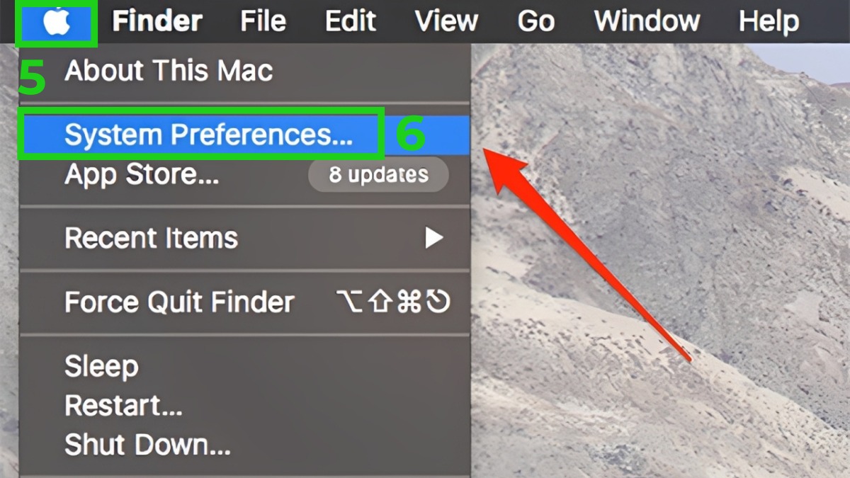 Cách dùng tivi làm màn hình máy tính với máy macOS bước 3