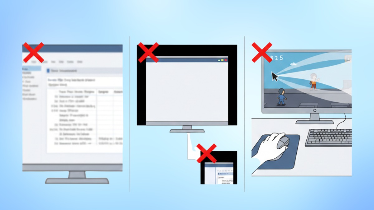 Các lỗi thường gặp khi sử dụng tivi làm màn hình máy tính