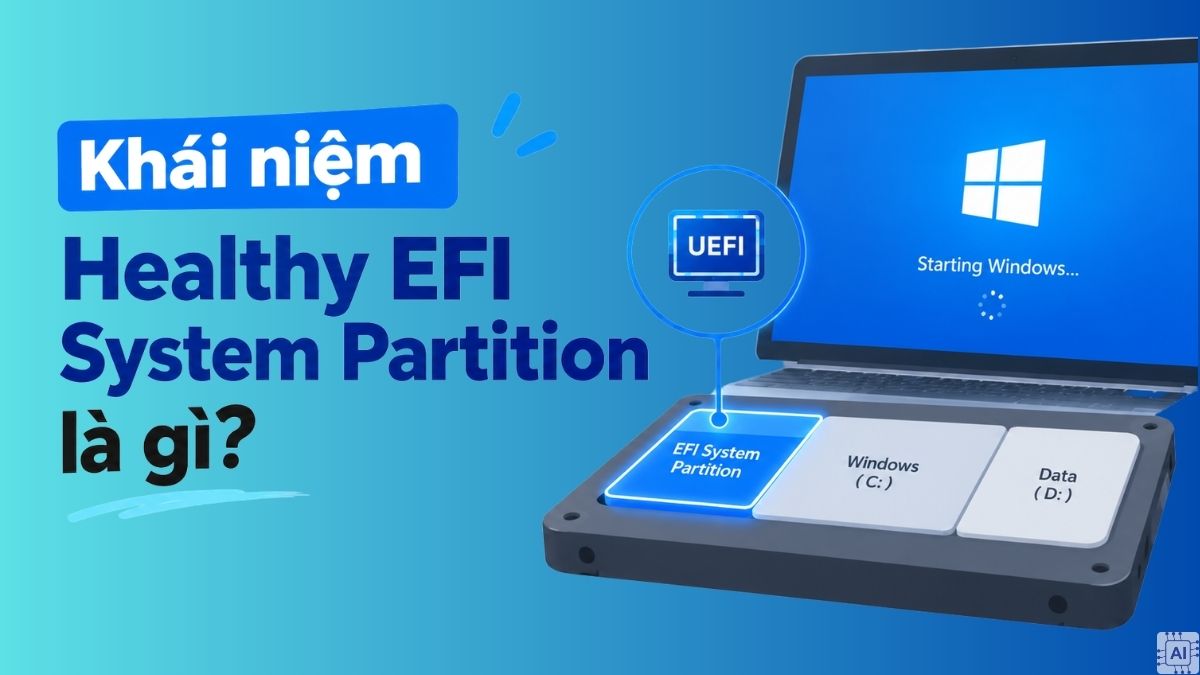 Khái niệm Healthy EFI System Partition