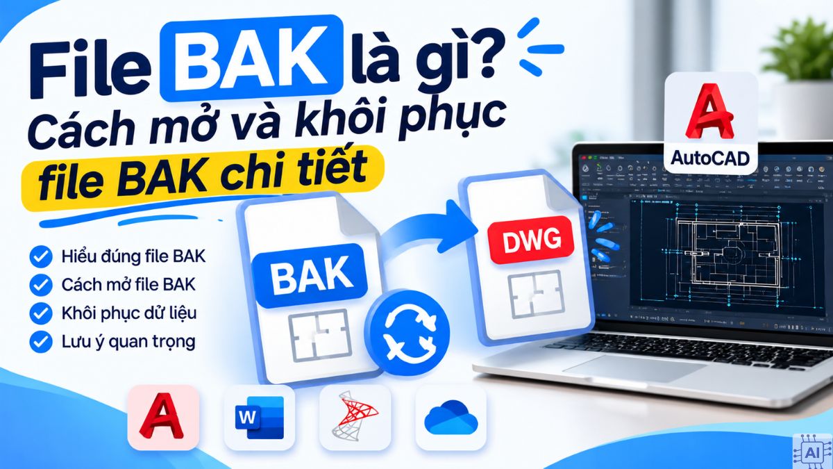 File BAK là gì? Cách mở và khôi phục file BAK chi tiết