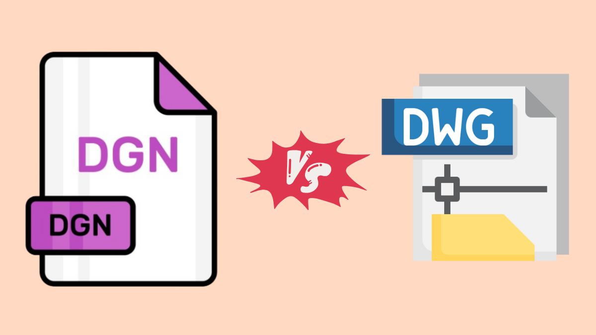 So sánh giữa file DGN và DWG