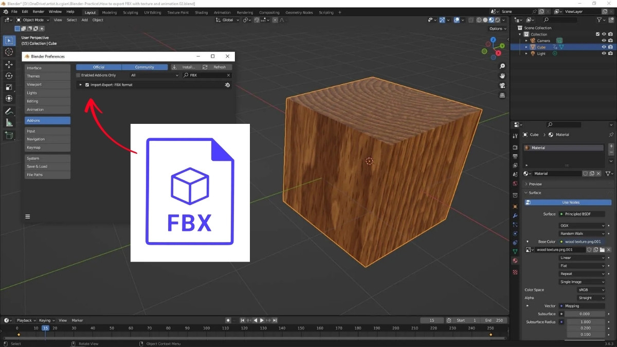 FBX là một định dạng tệp 3D độc quyền được phát triển bởi Kaydara