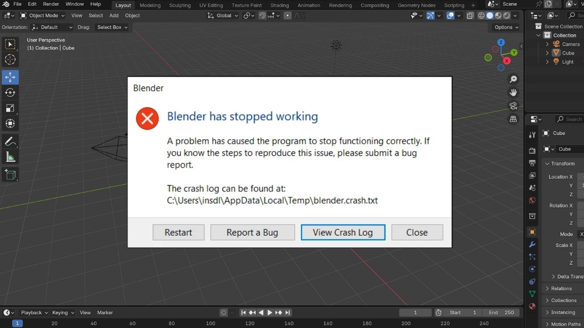 Một số lỗi thường gặp khi làm việc với file FBX