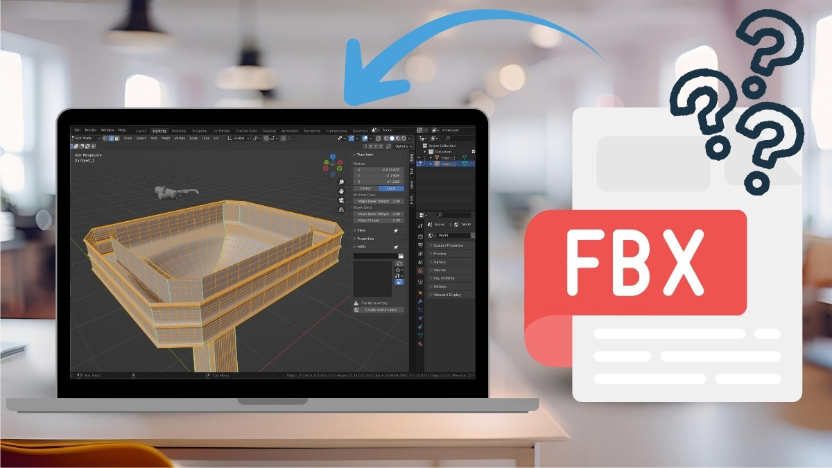 File FBX là gì? Cách mở và chuyển đổi file FBX đơn giản