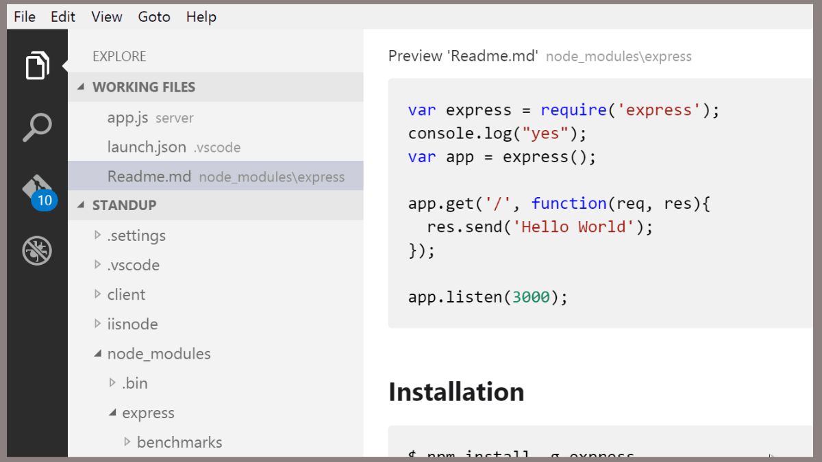 Công cụ hỗ trợ tạo file md Visual Studio Code