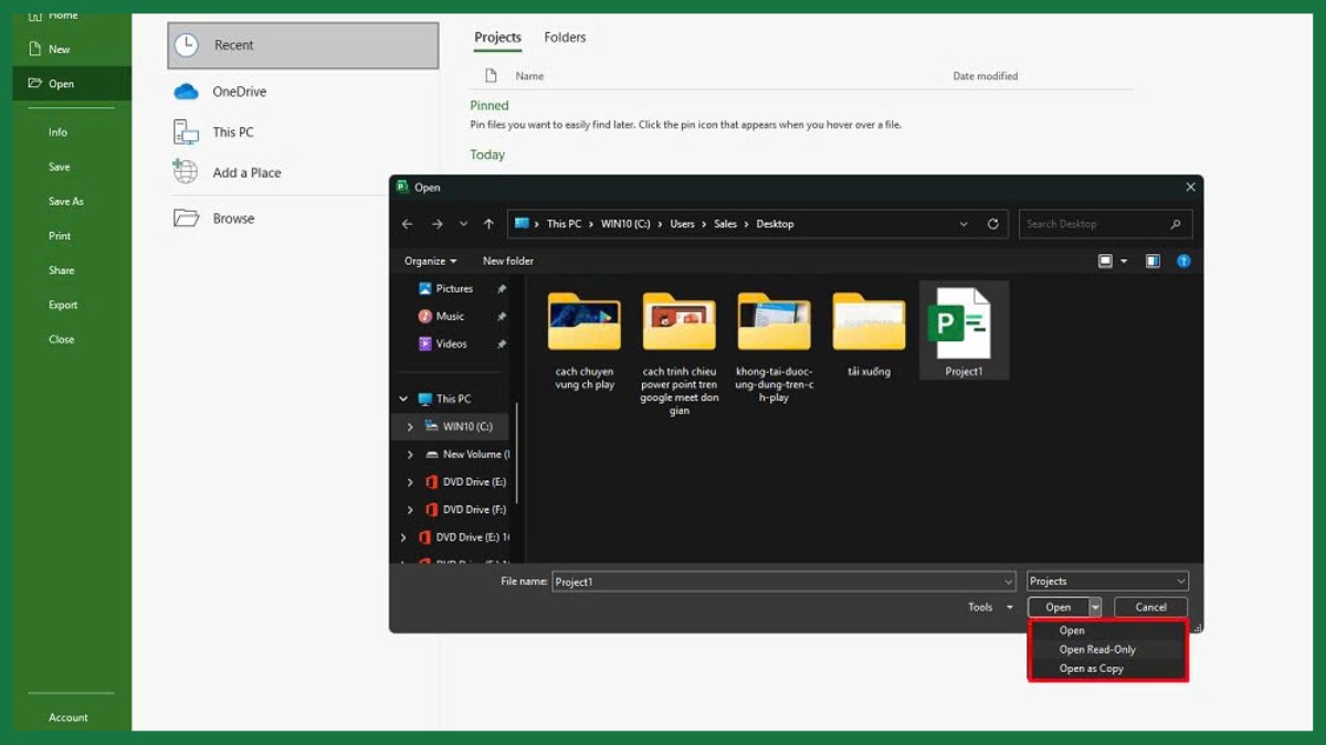 Một số lỗi thường gặp với file MPP và cách khắc phục