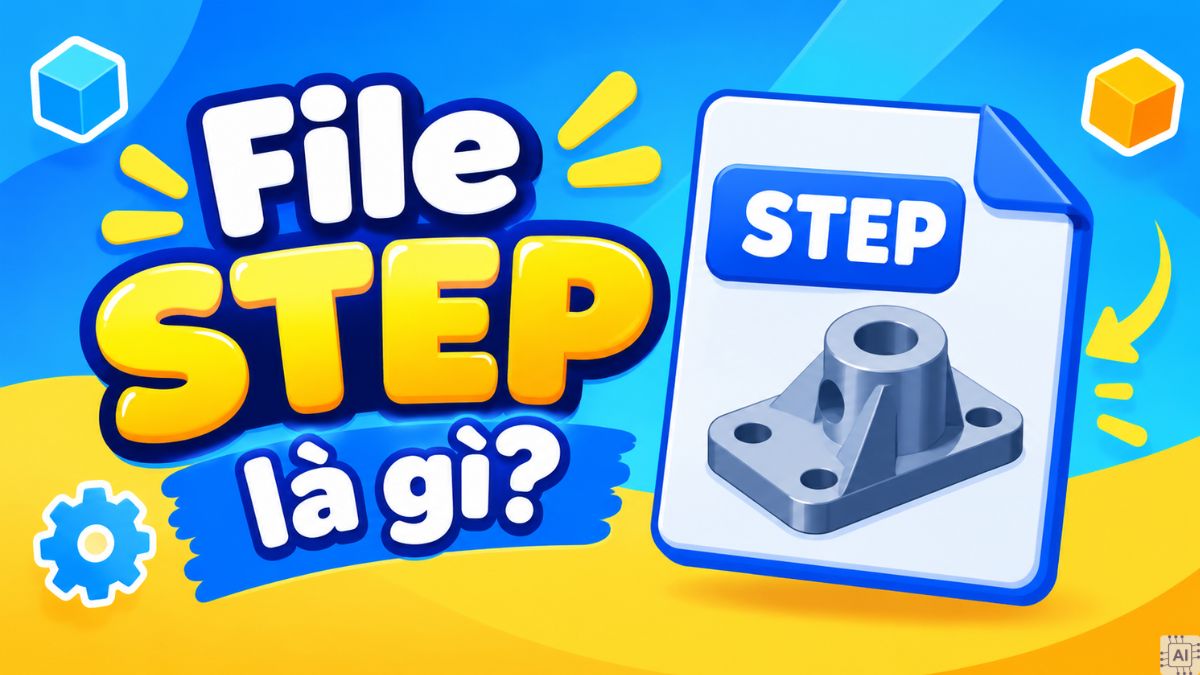 File STEP là gì? Cách mở, đọc và chuyển đổi file STEP