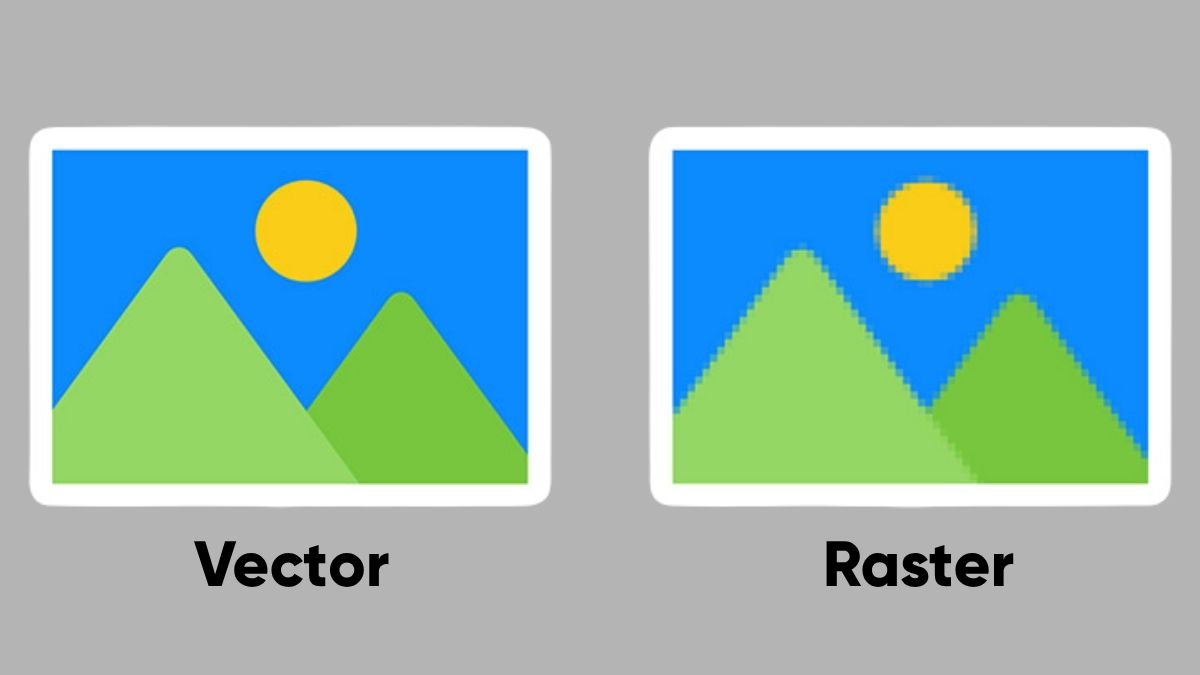 Sự khác nhau giữa File vector Raster