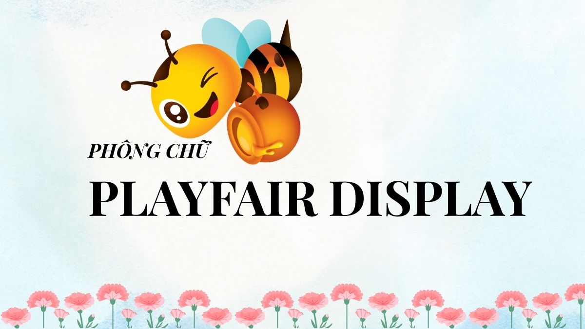 Playfair Display dùng trong những thiết kế cổ điển