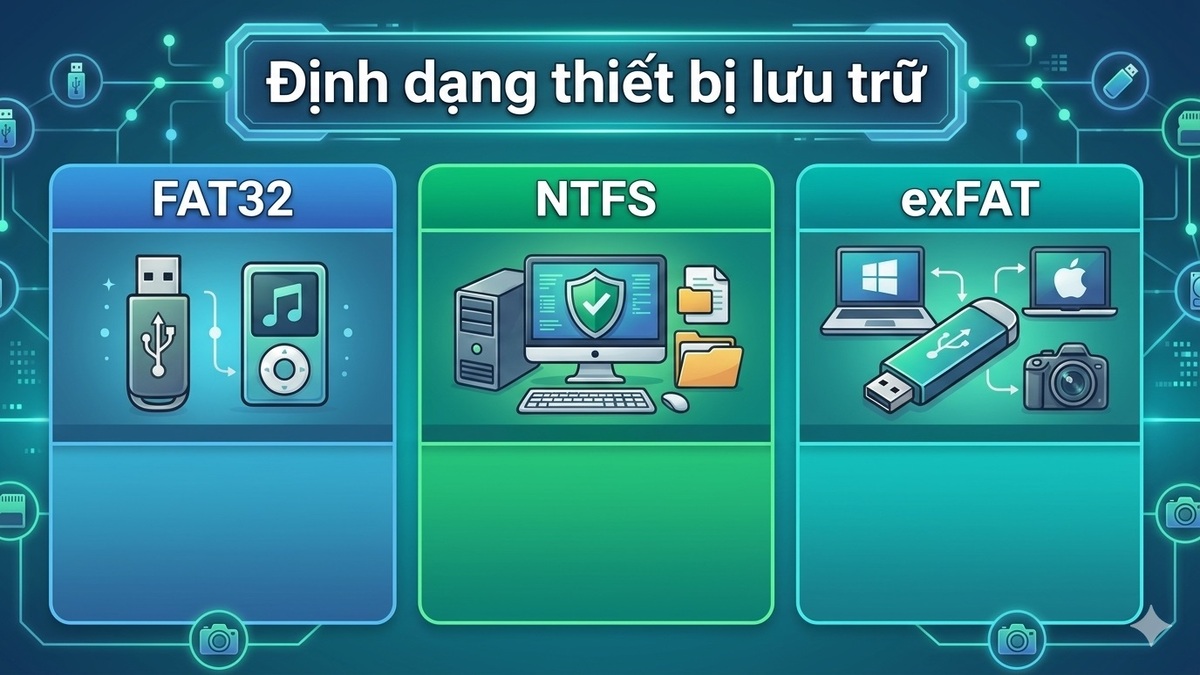 Định dạng thiết bị lưu trữ