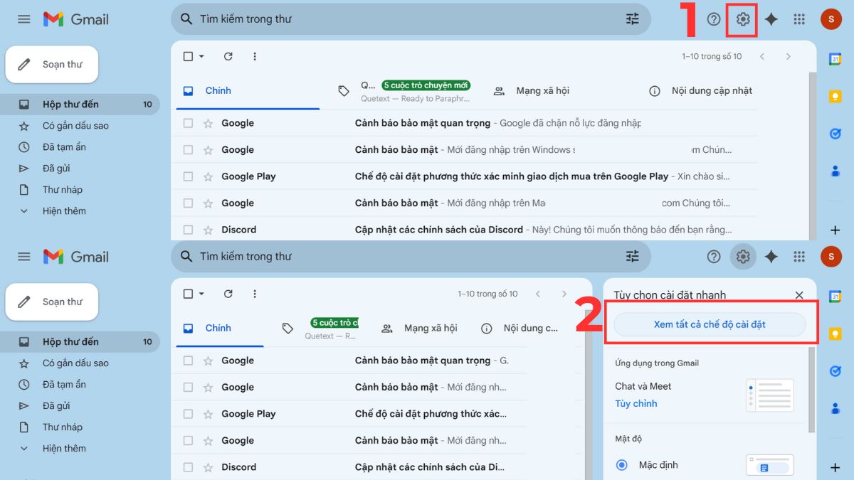 Cách tắt tính năng Forward thư tự động trong Mail bước 1