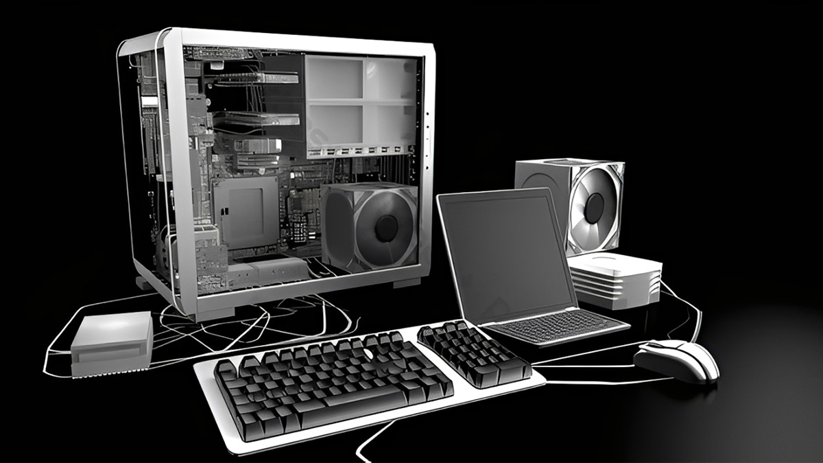 Hardware là toàn bộ những linh kiện vật lý cấu thành máy tính