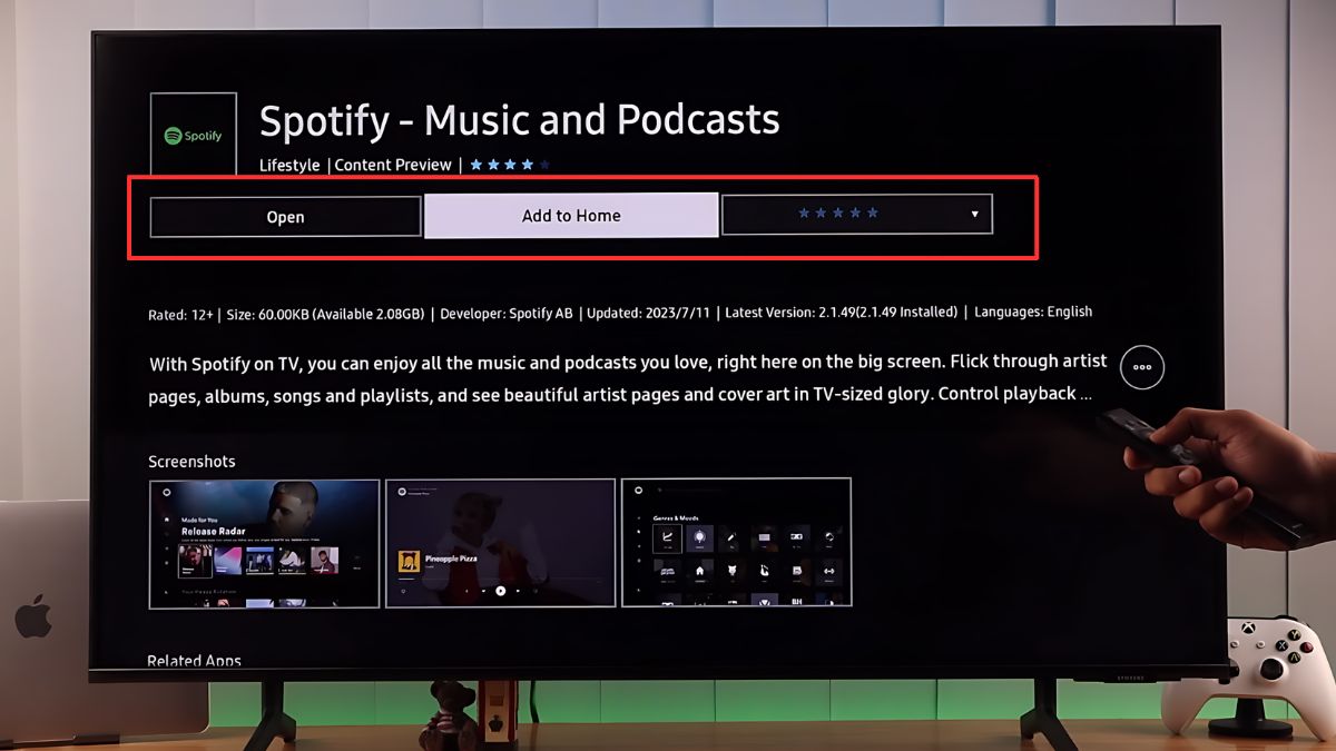 Cài đặt ứng dụng trên Tizen bước 4