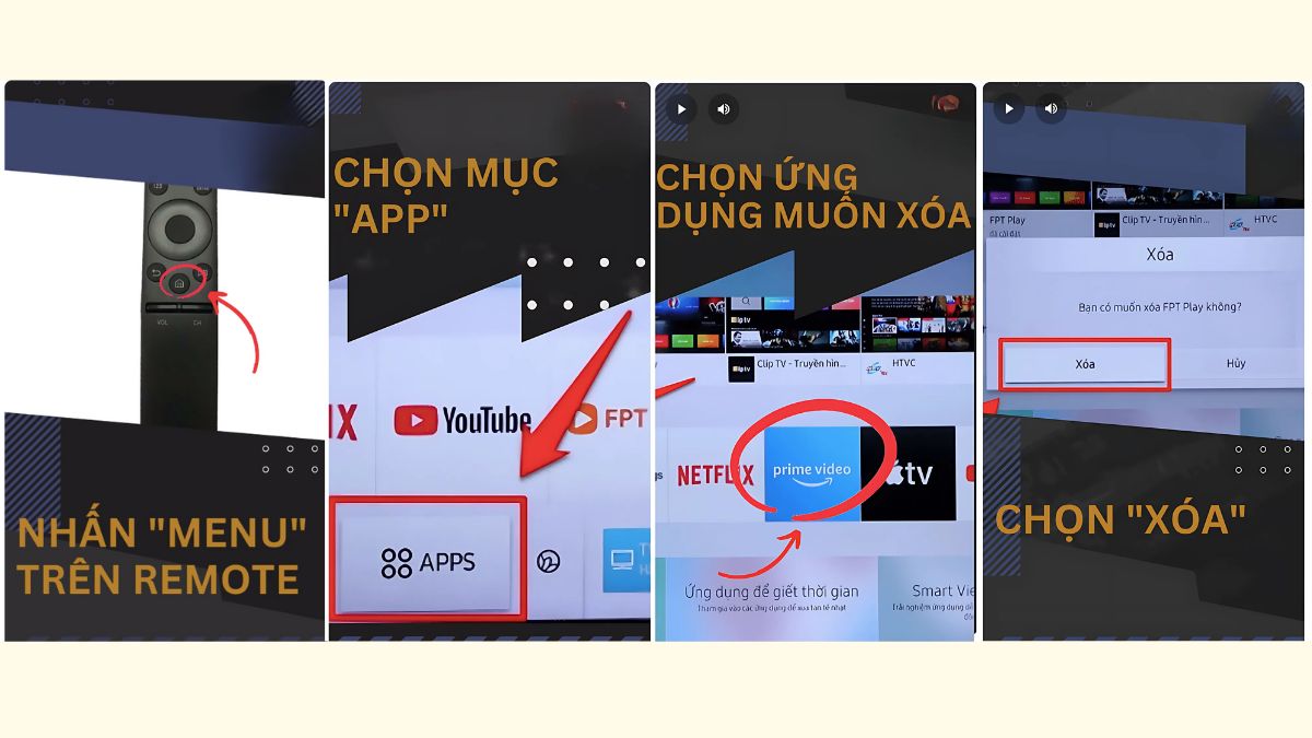 Cách xóa và quản lý ứng dụng trên Tizen bước 1