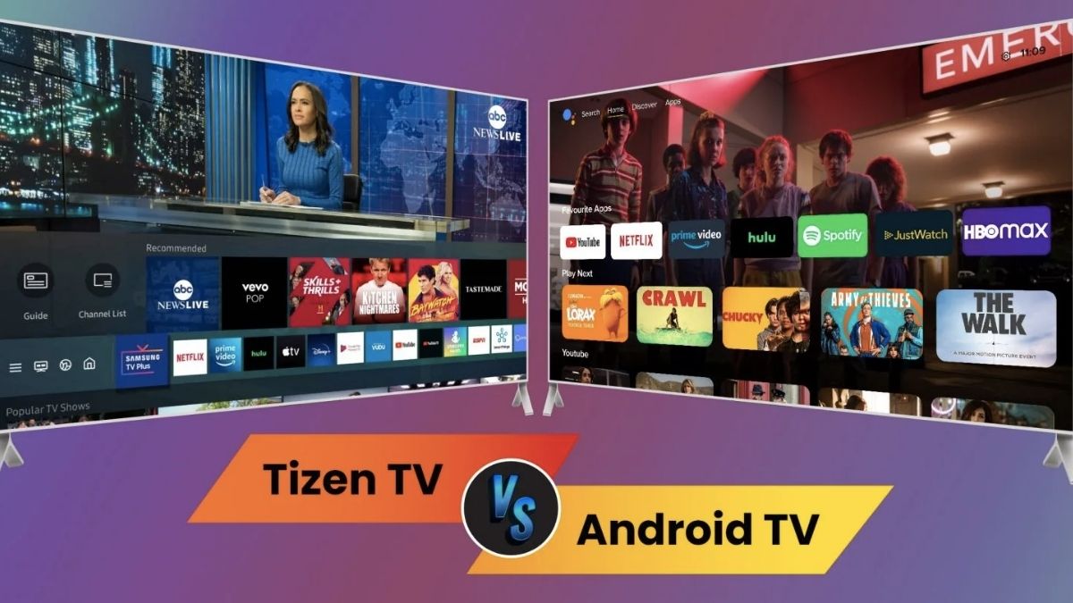 So sánh hệ điều hành Tizen với Android TV