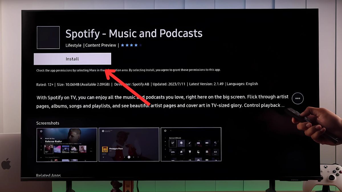 Cài đặt ứng dụng trên Tizen bước 3
